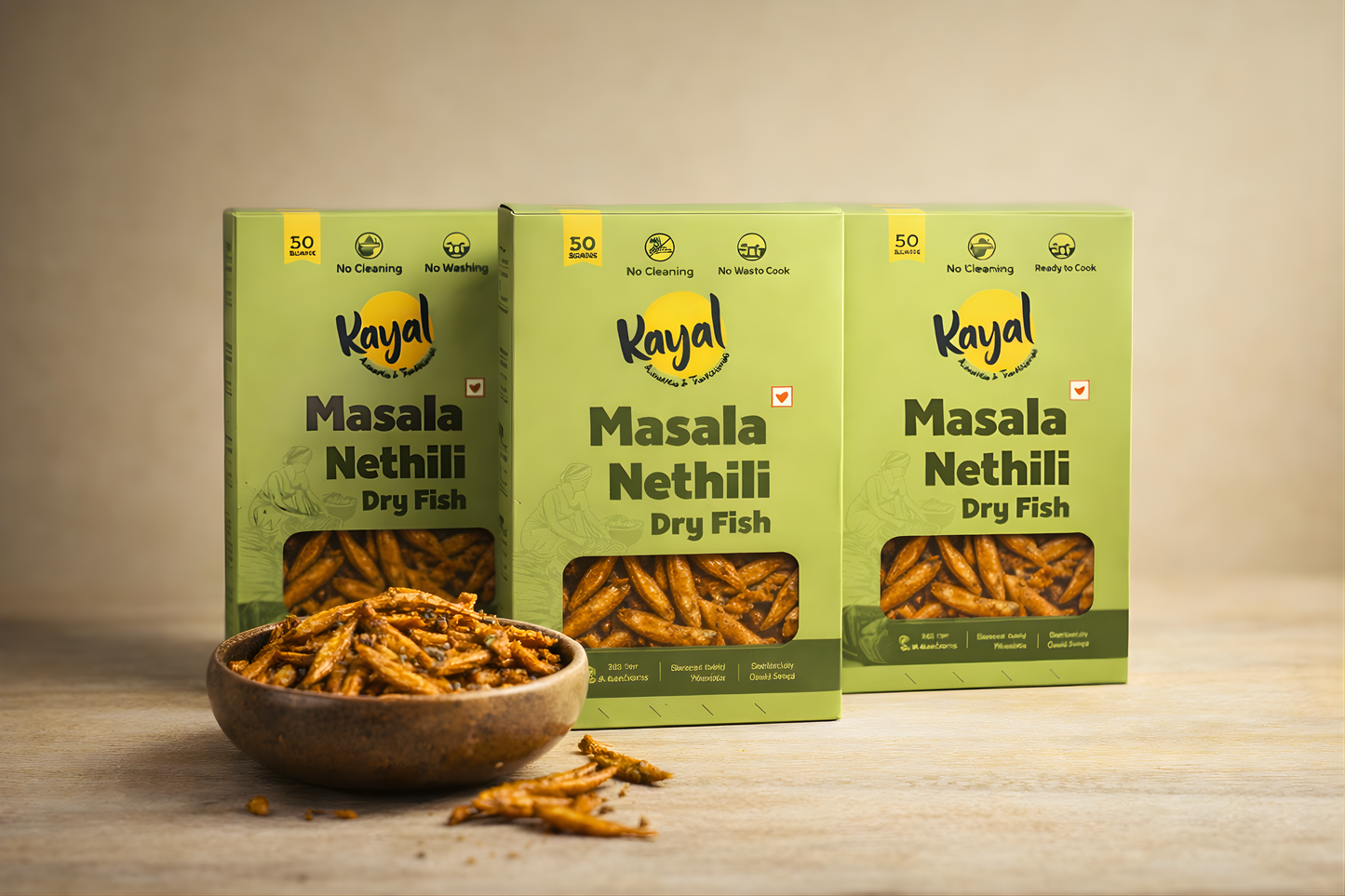 Masala Nethili Dry Fish - (பாரம்பரிய கார சுவை)